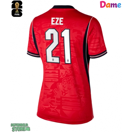 England Eberechi Eze #21 Replika Udebanetrøje Dame VM 2026 Kortærmet